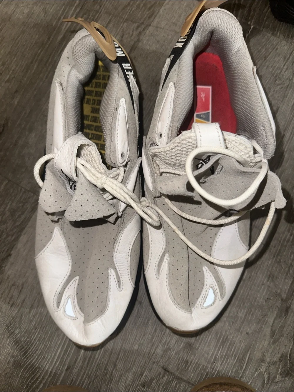 Reebok Men’s Gray, White & Tan Slip-On Trainer